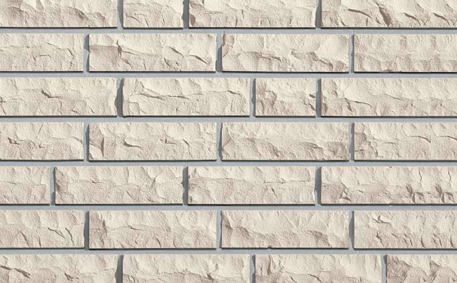 Клинкерный кирпич Roben Quebec perlweiss, пустотелый, 230*105*71 мм